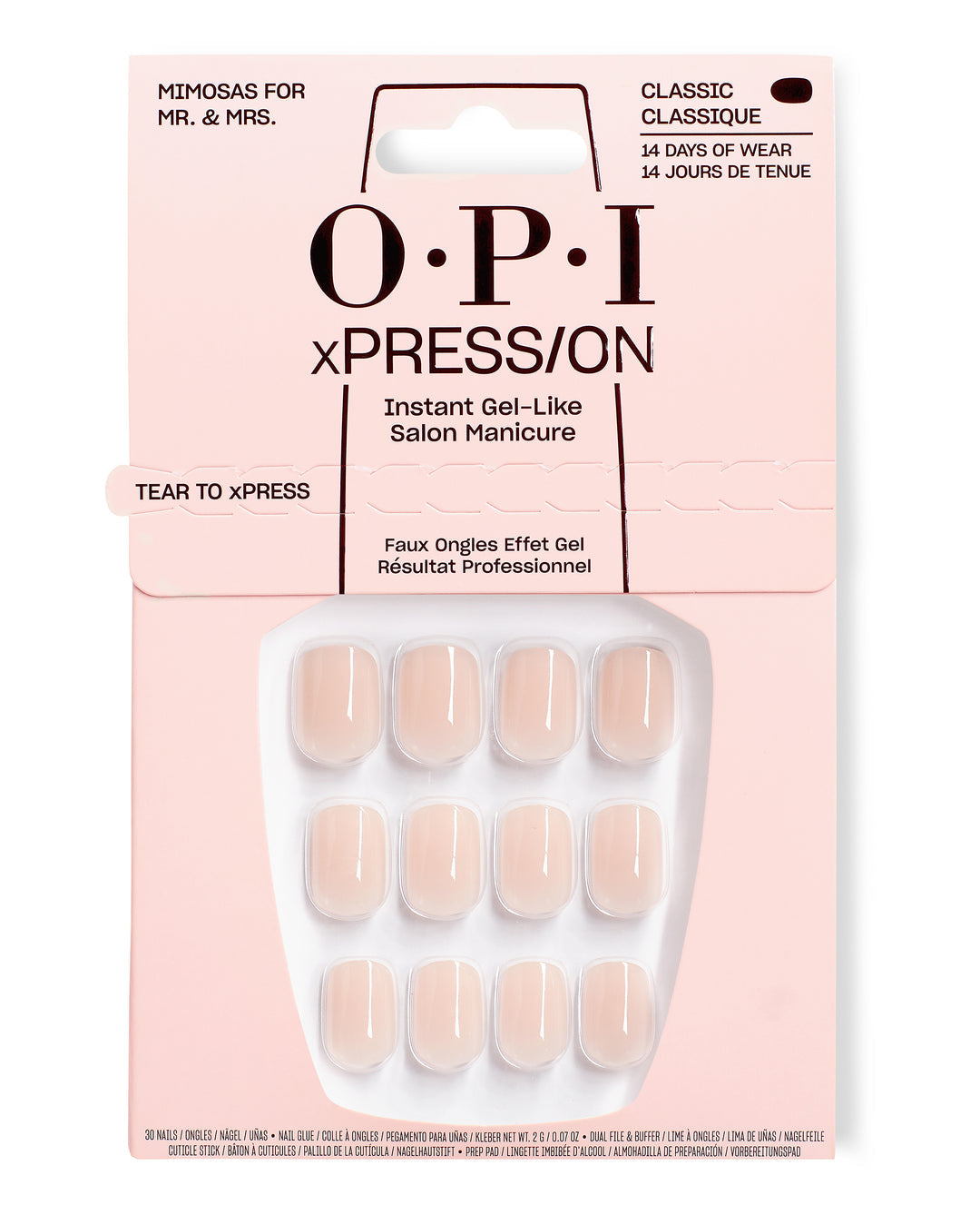 OPI | xPRESS/ON • Mimosas for Mr. and Mrs