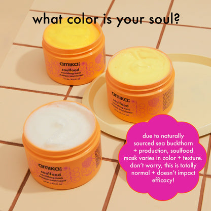 amika | soulfood nourishing hair mask (500ml)
