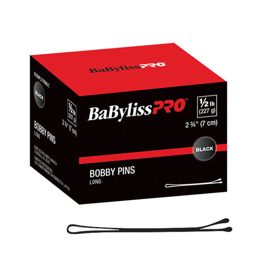 BaBylissPRO | Black Long Flat Bobby Pins 2-3/4 Inch