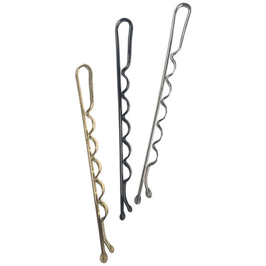 BaBylissPRO | Crimped Bobby Pins, 2.5 Inch, 18 per Pack