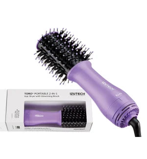 Dannyco | Izutech Toro Portable 2 in 1 Hair Dryer With Volumizing Brush-Iris Purple